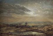 John Constable, Branch Hill Pond,Hampstead